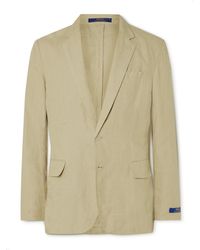 Polo Ralph Lauren - Unstructured Linen Suit Jacket - Lyst