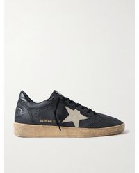 Golden Goose - Ball Star Sneakers aus Leder in Distressed-Optik - Lyst