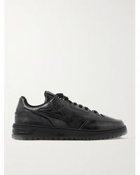 Berluti - Playoff Scritto Venezia Leather Sneakers - Lyst