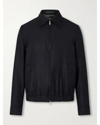 Slowear - Wool and Silk-Blend Blouson Jacket - Lyst
