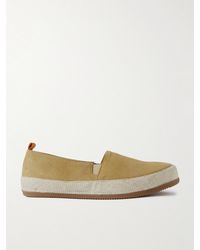 Mulo - Espadrilles aus Veloursleder - Lyst
