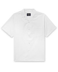 Portuguese Flannel - Atlantico Convertible-collar Cotton-seersucker Shirt - Lyst