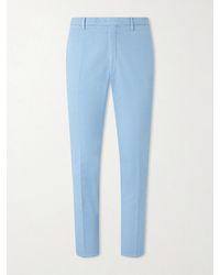 Boglioli - Straight-Leg Cotton-Blend Suit Trousers - Lyst
