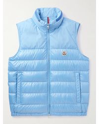 Moncler - Logo-Appliquéd Quilted Shell Hooded Down Gilet - Lyst