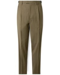 Barena - Masco Slim-Fit Straight-Leg Pleated Virgin Wool Trousers - Lyst