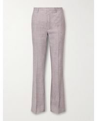 Dries Van Noten - Slim-Fit Flared Tweed Suit Trousers - Lyst