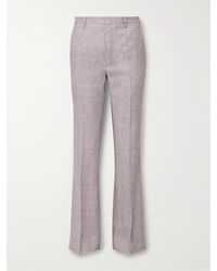 Dries Van Noten - Slim-fit Flared Tweed Suit Trousers - Lyst