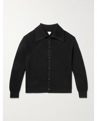 Bottega Veneta - Cardigan aus Baumwolle in Rippstrick - Lyst