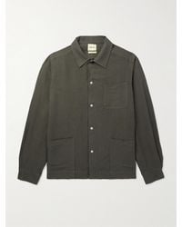 De Bonne Facture - Hemdjacke aus Leinen - Lyst