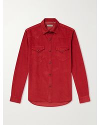 Canali - Cotton-Corduroy Shirt - Lyst