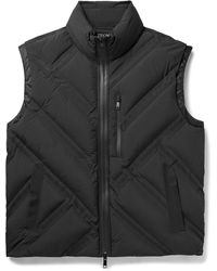 Mens Clothing Jackets Waistcoats and gilets Ermenegildo Zegna Synthetic Zephyr Reversible Vest for Men 