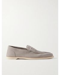 John Lobb - Pace Loafers aus Veloursleder - Lyst
