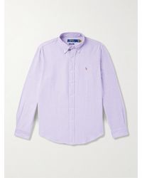 Polo Ralph Lauren - Hemd aus Baumwoll-Oxford mit Button-Down-Kragen - Lyst