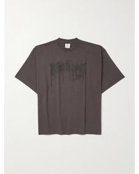 Vetements - Oversized Logo-Print Cotton-Jersey T-Shirt - Lyst