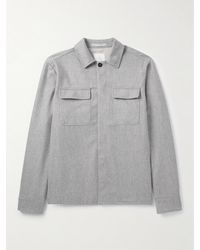 Eleventy - Hemdjacke aus einer Wollmischung - Lyst