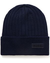 Gucci - Rib Knit Wool Hat, Wool - Lyst