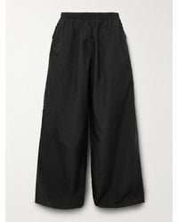 Acne Studios - Wide-Leg Cotton And Nylon-Blend Trousers - Lyst