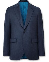 Paul Smith - Wool And Cashmere-Blend Flannel Suit Jacket - Lyst