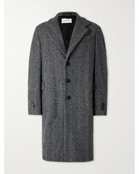 Givenchy - Herringbone Wool-blend Coat - Lyst