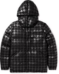 Moncler Genius - 7 Moncler Frgmt Hiroshi Fujiwara Borage Quilted Houndstooth-printed Felt Hooded Down Jacket - Lyst
