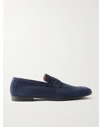 Tom Ford - Sean Suede Penny Loafers - Lyst
