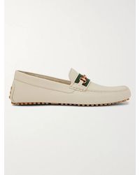 Gucci - Web Strap Driving Shoes - Lyst