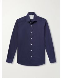 Eleventy - Cotton-Blend Shirt - Lyst
