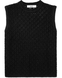 Séfr - River Open-knit Cashmere Sweater Vest - Lyst