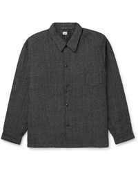 Chimala - Striped Cotton-blend Jacquard Shirt Jacket - Lyst