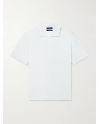 Thom Sweeney - Terry-Cotton Polo Shirt - Lyst