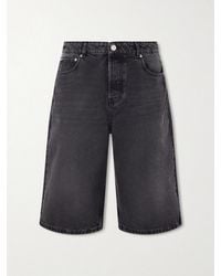 Ami Paris - Straight-leg Denim Shorts - Lyst