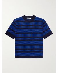 MR P. - Striped Terry T-shirt - Lyst
