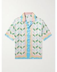 Casablancabrand - Ping Pong Printed Silk Shirt - Lyst