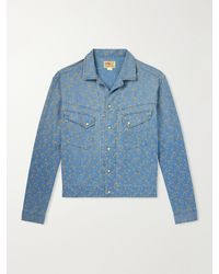 RRL - Printed Cotton And Linen-Blend Shirt - Lyst