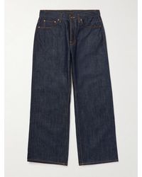 Nudie Jeans - Loud Larry Wide-Leg Organic Jeans - Lyst