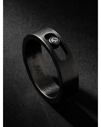 Messika - Move Pm Graphite Titanium Diamond Ring - Lyst