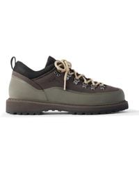 Diemme - Roccia Basso Sport Rubber And Suede-Trimmed Tech-Shell Hiking Boots - Lyst