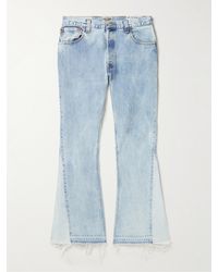 GALLERY DEPT. - 90210 La Flare Distressed Patchwork Recycled Flared Jeans - Lyst