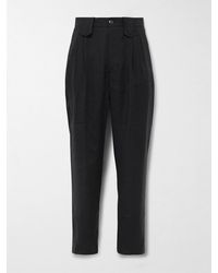 Nanushka - Mats Slim-Fit Pleated Modal-Blend Trousers - Lyst