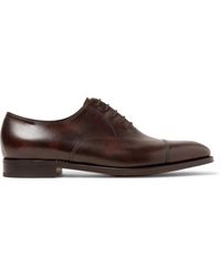 John Lobb - City Ii Burnished-leather Oxford Shoes - Lyst
