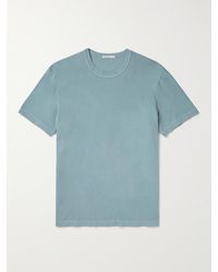 James Perse - T-Shirt aus gekämmtem Baumwoll-Jersey - Lyst