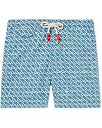 Orlebar Brown - Standard Orbit Slim-fit Mid-length Printed Recycled Swim Shorts - Lyst