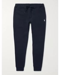 Polo Ralph Lauren - Pantaloni sportivi slim-fit a gamba affusolata in jersey - Lyst