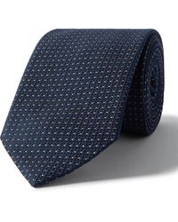 Brioni - 8cm Metallic Silk-blend Jacquard Tie - Lyst