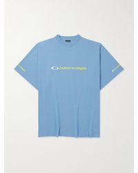 Balenciaga - Cotton Logo T-Shirt - Lyst