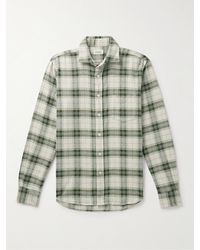 Hartford - Paul Checked Cotton-flannel Shirt - Lyst