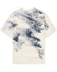 Noma T.D - Twist Logo-embroidered Hand-dyed Cotton-jersey T-shirt - Lyst