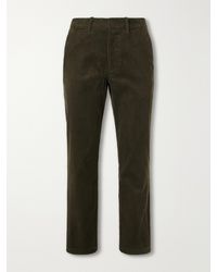 MR P. - Slim-Fit Straight-Leg Cotton-Corduroy Trousers - Lyst