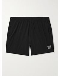 C.P. Company - Slim-fit Mid-length Logo-appliquéd Swim Shorts - Lyst