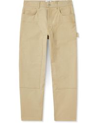 Agolde - Rsvp Gallery Ewing Straight-Leg Cotton-Twill Carpenter Trousers - Lyst